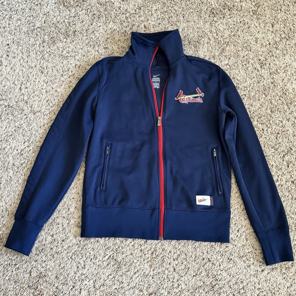 Nike Team St. Louis Cardinals Full Zip Track Jacket Women's Large